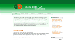 Desktop Screenshot of gregdijkman.com
